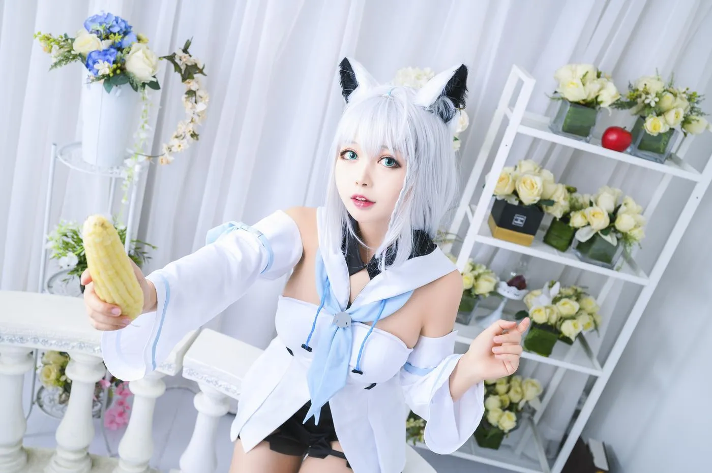 黑猫猫OvO – NO.15 白上吹雪 [12P]插图5
